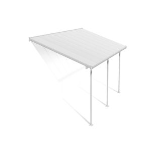 פרגולה אלומיניום Feria לבנה 3X5.5 מבית פלרם - Canopia