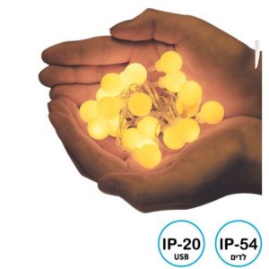 שרשרת לד 10 מטר 100 לד USB BUBBLE שרשרת לד 10 מטר 100 לד USB BUBBLE