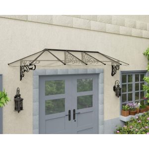 גגון LILY שחור שקוף 0.9x3.2 מבית פלרם - Canopia גגון LILY שחור שקוף 0.9x3.2 מבית פלרם - Canopia