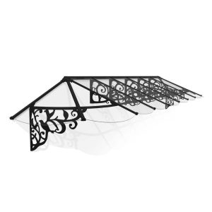 גגון LILY שחור שקוף 0.9x4.7 מבית פלרם - Canopia גגון LILY שחור שקוף 0.9x4.7 מבית פלרם - Canopia
