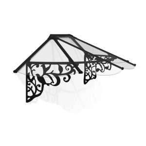 גגון LILY שחור שקוף 0.9x2.1 מבית פלרם - Canopia גגון LILY שחור שקוף 0.9x2.1 מבית פלרם - Canopia