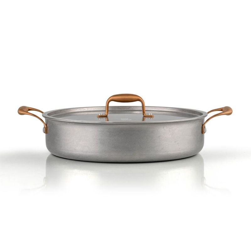 סוטאז נירוסטה מעושנת 28 ס"מ ידיות רוז גולד AMORIA מבית Food appeal סוטאז נירוסטה מעושנת 28 ס"מ ידיות רוז גולד AMORIA מבית Food appeal