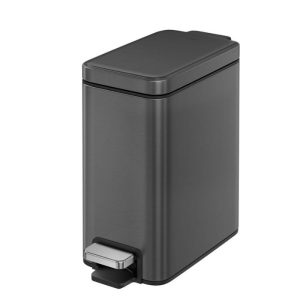 פח אשפה מלבני אקו 5 ליטר EKO Genie Rectangular Waste Bin צבע גרפיט Graphite