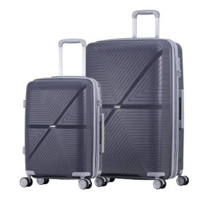 סט מזוודות קשיחות מתרחבות Hard Shell Expandable Luggage Set גודל 20/28 צבע שמפניה Champagne